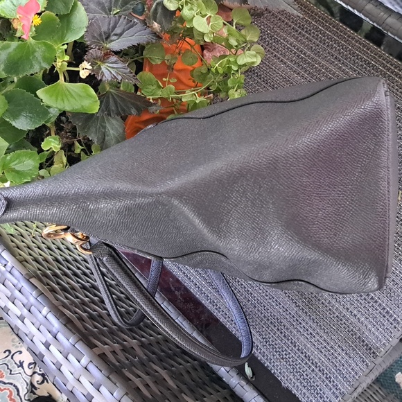 Coach Ava Navy Leather Shoulder/ Tote Excellent Condition - Picture 11 of 13